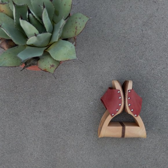 Vintage Studded Heeled Mules - Picture 3 of 16